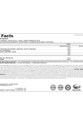 Nutriversum ISO PRO - PURE nutrition facts label with protein content and ingredient information.